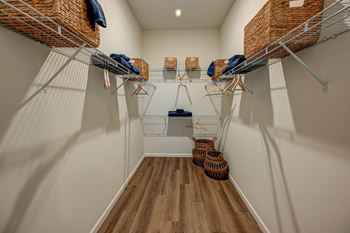 Oversized walk-in closets